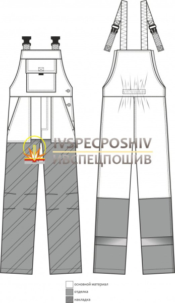 Костюм сварщика Акан летний, куртка+п/к Джуос 350