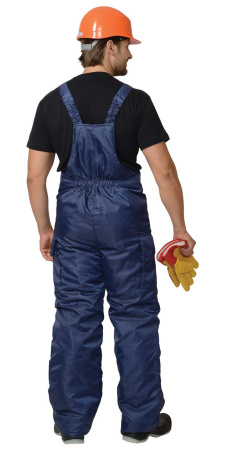 Костюм "Балтика": куртка дл., п/комб. тёмно-синий с васильковым