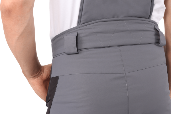 Брюки ХАЙ-ТЕК зимние, серый-черный Брю 307 Наутика, пл. 125 г/м² ФСС (ЧЗ)