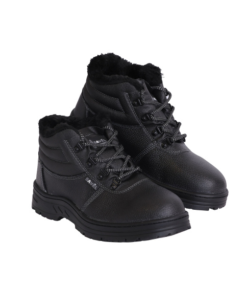 Ботинки "Сириус-Титан", кожа, ПКП, иск. мех, Нитрил