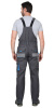Полукомбинезон "Двин" т.серый со средне серым и голубой отделкой