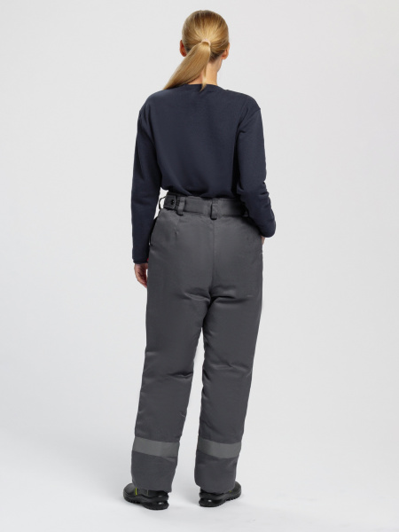 Брюки зимние женские Вьюга СОП (тк.Смесовая,210), т.серый (ЧЗ)