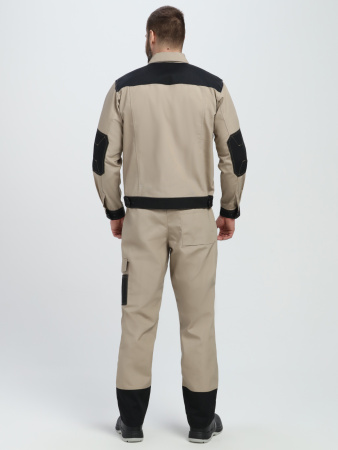 Костюм Вест IMP (тк.Канвас,260) брюки, бежевый/черный