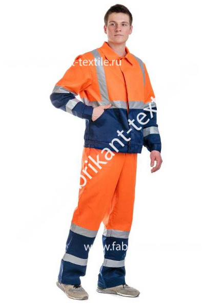 КОСТЮМ РАБОЧИЙ С ПОЛУКОМБИНЕЗОНОМ АРТ. КР2ВИД Д (ЧЗ)