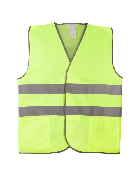 Жилет сигнальный 2 кл защиты желтый.,  80 гр ТИП-1