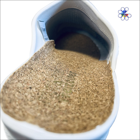 Сабо мужские, белые, арт. 95480108 ИОНЕЛ нат. кожа, стелька пробка,  Молдшуз