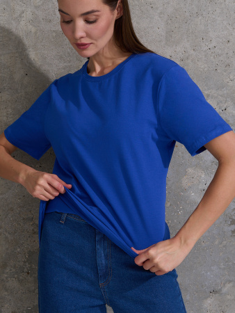 Футболки МУЖСКИЕ Elastane синяя