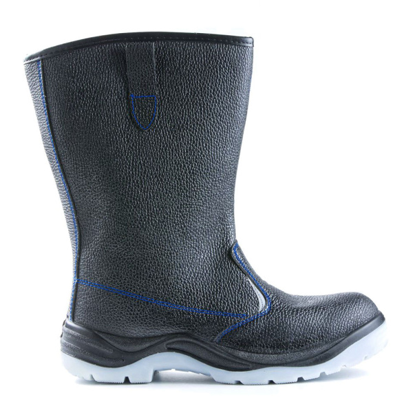 Сапоги кожаные утепленные мод. 16ТМ ПУ-ТПУ металлический подносок, иск. мех