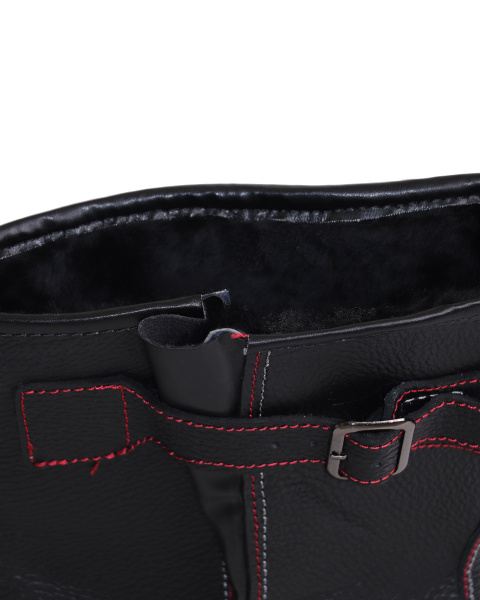 Сапоги "Сириус", кожа, ПКП, нат. мех, ПУ-Нитрил