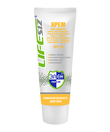 Крем защитный от УФ излучений (SPF 30) «Элен» 100 мл.