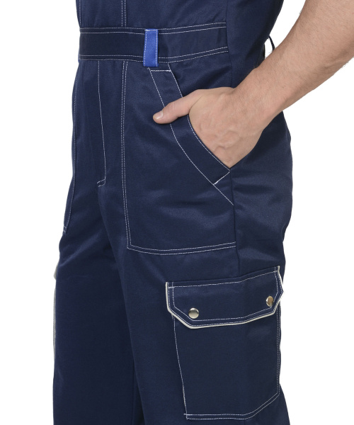 Костюм "ЛИДЕР"лет :куртка, п/к.,т-синий с вас. и молоч. и СОП 25 мм. (ЧЗ)