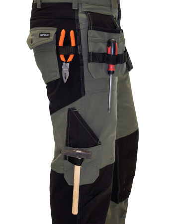 Костюм "ТРИТОН" куртка, брюки хаки с черным тк.Кошачий глаз (ЧЗ)