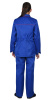 Костюм "ЗОЛУШКА" женский: куртка, брюки васильковый с красным кантом (ЧЗ)