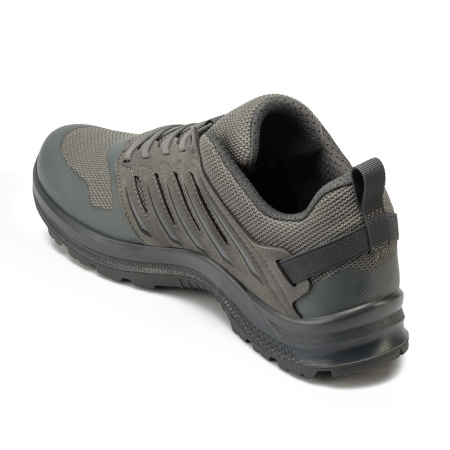 Полуботинки (кроссовки) текстиль, микрофибра, подошва ПУ, резина, серые ELKLAND мод. 340E