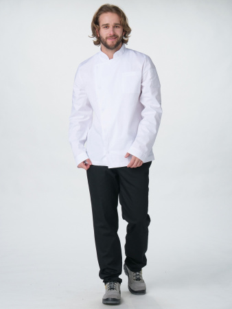 Китель повара Гастро (тк.Смесовая,160), белый (ЧЗ)