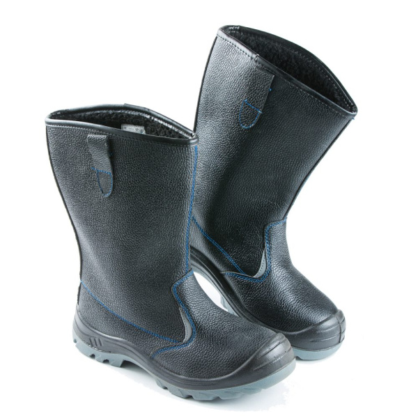 Сапоги кожаные утепленные мод. 16/1М МП ПУ-ПУ, иск. мех